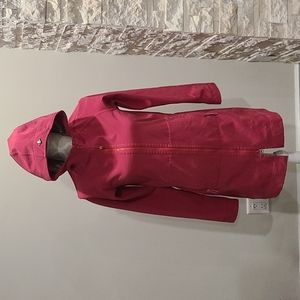 Lululemon apres yoga hooded Rain jacket pink